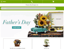 Tablet Screenshot of flowersbygiorgie.com